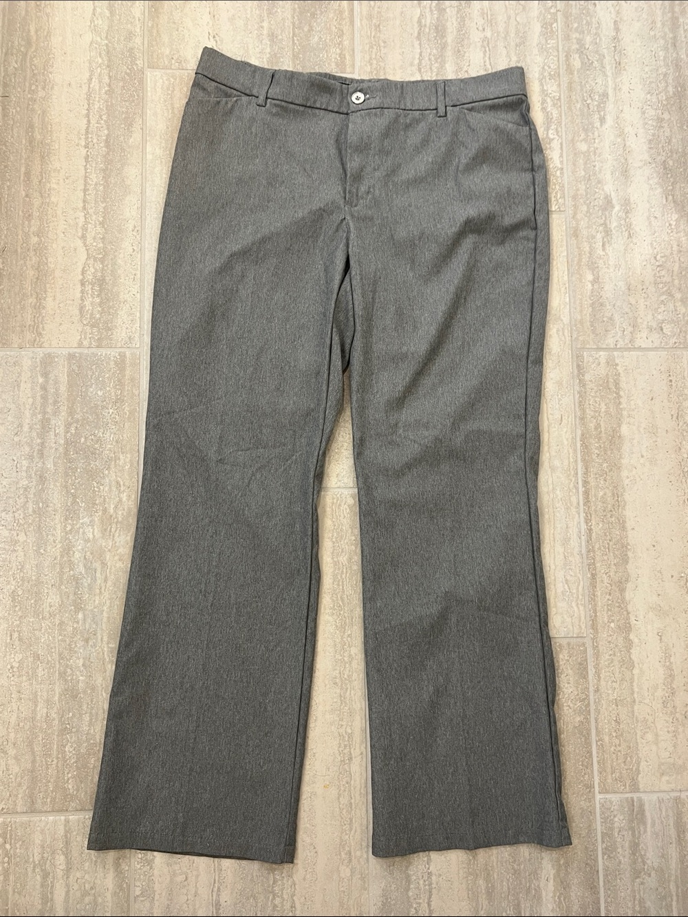 Lee Gray Dress Pants - Modern Straight Fit